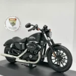 Cruiser Chopper 1:12 Diecast Motosiklet Model Oyuncak – Metal Maket & Koleksiyon Biblo (Siyah)