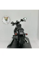 Cruiser Chopper 1:12 Diecast Motosiklet Model Oyuncak – Metal Maket & Koleksiyon Biblo (Siyah) - Görsel 5