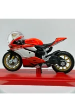 Ducati 1199 Panigale 1:18 Diecast Maket Motor – Lisanslı Metal Model Motosiklet - Görsel 5