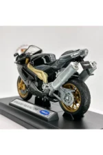 Aprilia RSV 1000 R Factory 1:18 Diecast Motosiklet Model – Lisanslı Metal Maket Oyuncak & Biblo - Görsel 4