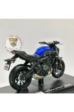 Yamaha MT-07 Maket Motor - 1:18 Maisto Diecast Mavi - Görsel 3