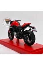 Moto Garage Ducati Monster 1:18 Diecast Maket Motor – Lisanslı Metal Model Motosiklet - Görsel 4