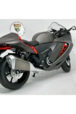 Suzuki Hayabusa 1:9 Işıklı Diecast Motosiklet Model – Lisanslı Metal Maket Oyuncak - Görsel 3