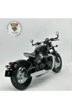 Trıumph Bonneville Bobber 1:12 Diecast Motorsiklet Model – Lisanslı Metal Maket Oyuncak & Biblo - Görsel 3