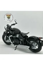 Trıumph Bonneville Bobber 1:12 Diecast Motorsiklet Model – Lisanslı Metal Maket Oyuncak & Biblo - Görsel 5