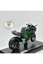 Kawasaki Ninja H2R 1:18 Diecast Motosiklet Model – Lisanslı Metal Maket Oyuncak & Biblo - Görsel 3