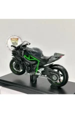 Kawasaki Ninja H2R 1:18 Diecast Motosiklet Model – Lisanslı Metal Maket Oyuncak & Biblo - Görsel 5