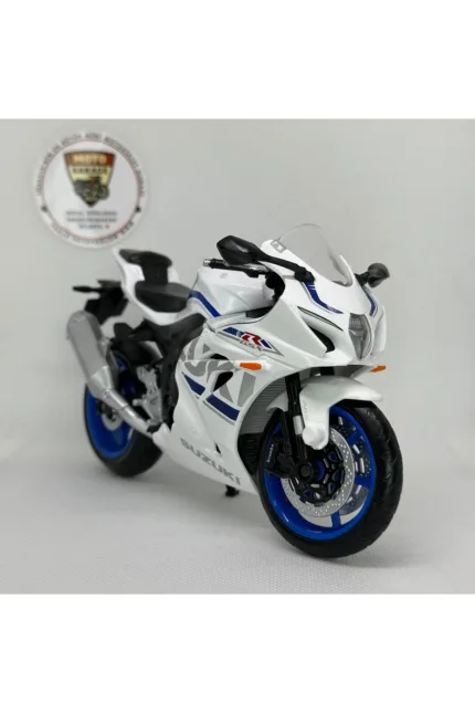Suzuki GSX-R 1:12 Diecast Motosiklet Model – Lisanslı Metal Maket Koleksiyon Oyuncak