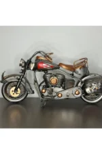 El Yapımı 36 cm Metal Alev Desenli Chopper Motosiklet Model – Metal Biblo & Vintage Maket ( - Görsel 6