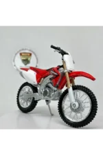 Honda CRF 450R Maket Motor - 1:18 Burago Diecast Kırmızı