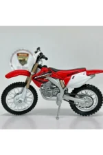 Honda CRF 450R Maket Motor - 1:18 Burago Diecast Kırmızı - Görsel 5