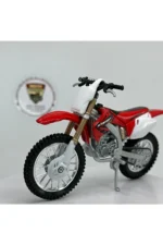 Honda CRF 450R Maket Motor - 1:18 Burago Diecast Kırmızı - Görsel 6