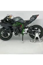 Kawasaki Ninja H2R Işıklı Maket Motor - 1:9 – Işıklı, Orijinal Lisanslı Metal Maket - Görsel 5