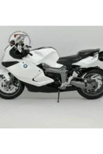 BMW K1300S Beyaz 1:10 Diecast Lisanslı Motosiklet Model – 22 cm Koleksiyonluk Maket Motosiklet - Görsel 5