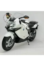 BMW K1300S Beyaz 1:10 Diecast Lisanslı Motosiklet Model – 22 cm Koleksiyonluk Maket Motosiklet - Görsel 6