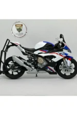 BMW S1000 RR Maket Motor - 1:9 Welly Diecast Beyaz Kırmızı - Görsel 2