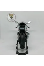 BMW S1000 RR Maket Motor - 1:9 Welly Diecast Beyaz Kırmızı - Görsel 4