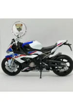 BMW S1000 RR Maket Motor - 1:9 Welly Diecast Beyaz Kırmızı - Görsel 6
