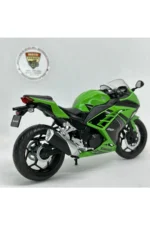 Kawasaki Ninja 250 1:12 Diecast Model – Yeşil/Siyah –Automax Kawasaki Lisanslı-(18 cm) - Görsel 3