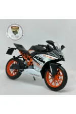 KTM RC390 1:12 Diecast Motosiklet Model – Lisanslı Maisto Metal Maket Turuncu/Beyaz/Siyah