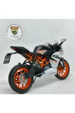 KTM RC390 1:12 Diecast Motosiklet Model – Lisanslı Maisto Metal Maket Turuncu/Beyaz/Siyah - Görsel 3