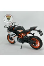 KTM RC390 1:12 Diecast Motosiklet Model – Lisanslı Maisto Metal Maket Turuncu/Beyaz/Siyah - Görsel 4