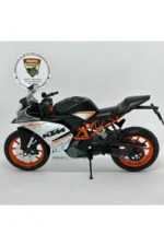 KTM RC390 1:12 Diecast Motosiklet Model – Lisanslı Maisto Metal Maket Turuncu/Beyaz/Siyah - Görsel 5