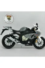 BMW S1000RR 1:12 Ölçek Gri Diecast Motosiklet Model – Lisanslı Metal Maket & Koleksiyonluk Oyuncak - Görsel 2