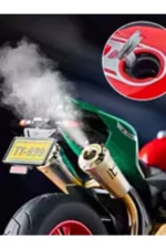 Ducati Panigale 1199 Tricolor 1:9 Ölçek Işıklı, Anahtarlı, Dumanlı Premium Motosiklet(25cm) - Görsel 3