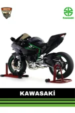 KAWASAKİ NİNJA H2R 1/6 DİECAST MOTOSİKLET- EGZOZ DUMANLI SESLİ BENZİNLİ - Görsel 6