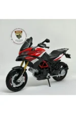Ducati Multistrada 1200 S Pikes Peak 1:12 Diecast Motosiklet – Lisanslı Maisto Metal Model - Görsel 6