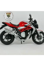 MV Agusta Brutale 1090 RR 1:12 Diecast Motosiklet Model – Kırmızı Beyaz – Koleksiyonluk - Görsel 2