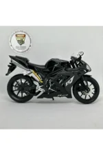 Yamaha YZF R1 1:12 Diecast Maket Motor – Siyah Metal Model Motosiklet - Görsel 2