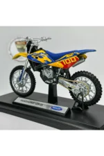 Husqvarna CR125 1:18 Diecast Maket Motor – Metal Model Motosiklet - Görsel 4