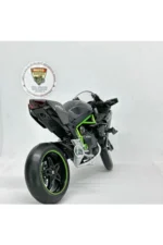 Kawasaki Ninja H2R 1:12 Diecast Model Stantsız – Maisto Lisanslı Metal Motosiklet - Görsel 3