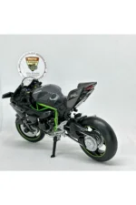 Kawasaki Ninja H2R 1:12 Diecast Model Stantsız – Maisto Lisanslı Metal Motosiklet - Görsel 4