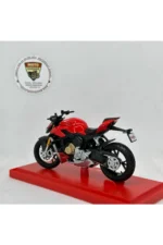 Ducati SuperNaked V4 S 1:18 Diecast Model – Maisto Lisanslı Metal Motosiklet - Görsel 4