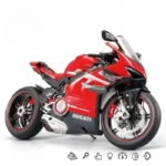 Ducati Superleggare V4 1:6 Diecast Model Işıklı Sesli Dumanlı - Görsel 5