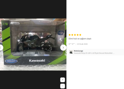 Diecast Motosiklet-Sizden gelenler