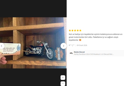 Diecast Motosiklet-Sizden gelenler