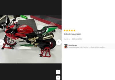 Diecast Motosiklet-Sizden gelenler