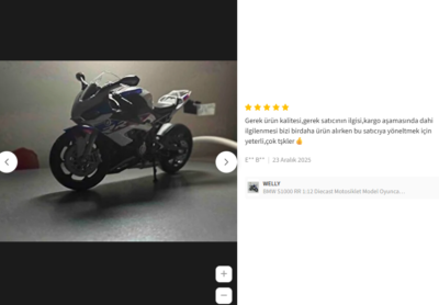 Diecast Motosiklet-Sizden gelenler