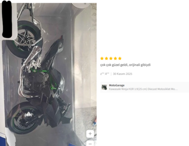 Diecast Motosiklet-Sizden gelenler