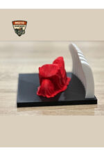 Kırmızı Örtülü Motor Figürü - Moto Garage Özel Seri Dekor - Görsel 5