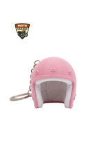 Pembe Kask Anahtarlık - 3D Baskı Mini Kask Aksesuarı - Görsel 3