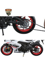 Suzuki GSX-R1000 Maket - 1:9 Büyük Ölçek Işıklı Beyaz - Görsel 6