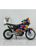 KTM 450 Rally Maket - 1:18 Bburago Dakar Red Bull Edition - Görsel 2