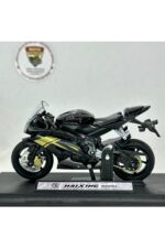 Yamaha R6 Maket - 1:18 Siyah Altın Alloy Models - Görsel 5