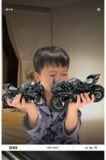 Kawasaki Ninja H2R Maket - Işıklı Sesli Pilli Model - Görsel 2