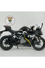 CFMOTO 250SR 1:12 Sesli Işıklı Diecast Motosiklet Modeli - Siyah - Görsel 2
